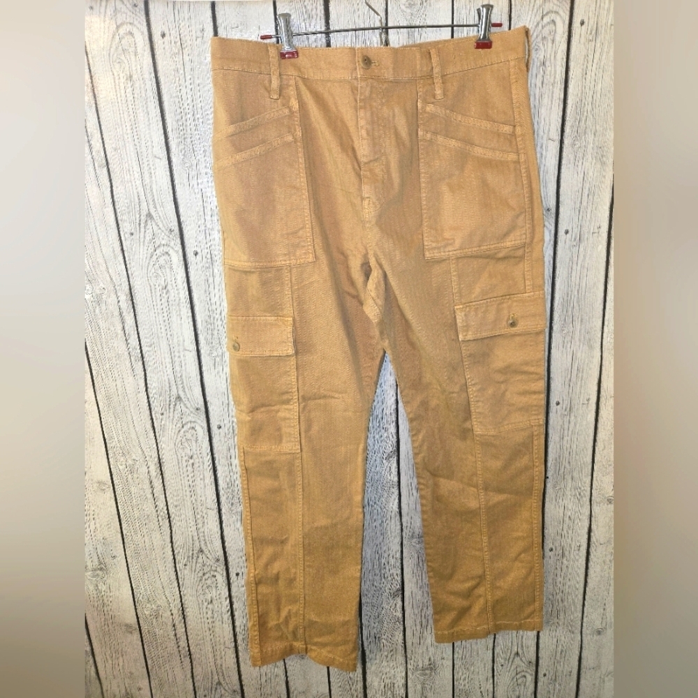 Madewell Cargo Pants NWT Women's 32 90s Straight High Rise Khaki Beige